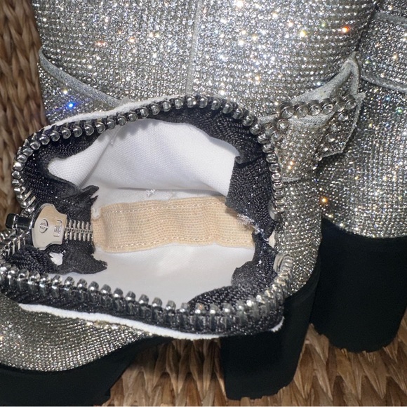 New Rhinestone Platform Boots - Picture 6 of 7